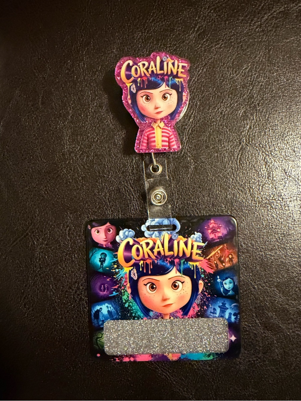 Coraline Badge Reel Set